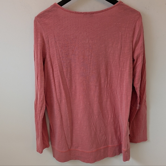 Sundance Women's Pink Cotton Floral Embroidered Boho Shirt Size Medium - Picture 4 of 6